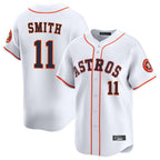 Johmsee H.Astros #11 Cam Smith Player White Home Limited Stitched Jerseys