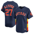 Johmsee H.Astros #27 Jose Altuve Player Navy Home Limited Stitched Jerseys