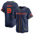 Johmsee H.Astros #3 Jeremy Pe?a Player Navy City Connect Home Limited Stitched Jerseys