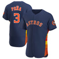 Johmsee H.Astros #3 Jeremy Pe?a Player Navy Home Limited Elite Stitched Jerseys