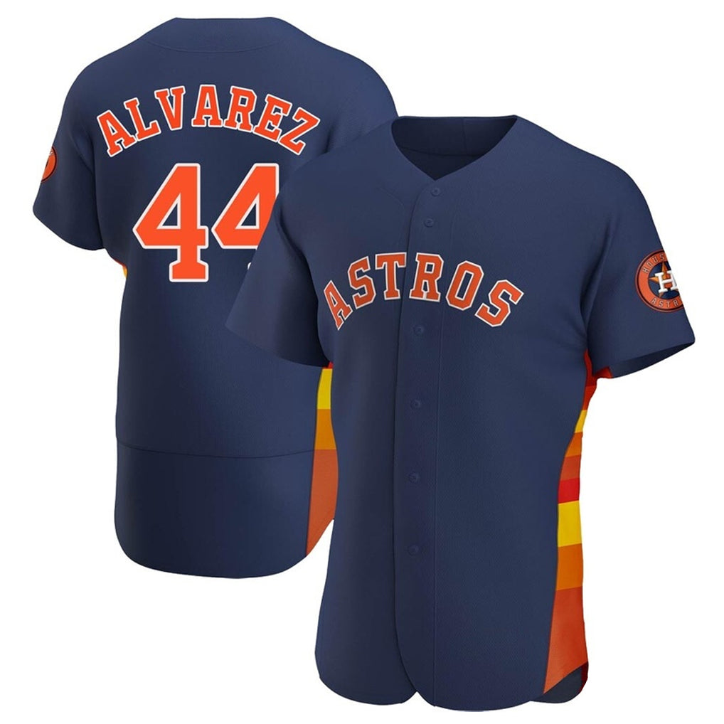 Johmsee H.Astros #44 Yordan Alvarez Player Navy Limited Elite Home Stitched Jerseys