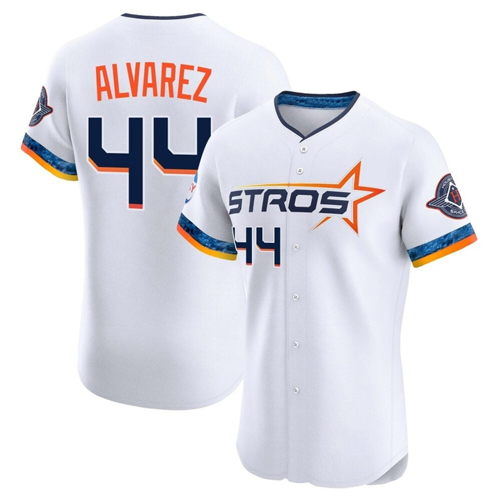 Johmsee H.Astros #44 Yordan Alvarez Player White City Connect Limited Elite Home Stitched Jerseys