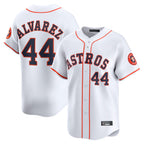Johmsee H.Astros #44 Yordan Alvarez Player White Home Limited Stitched Jerseys