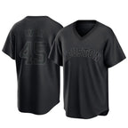 Johmsee H.Astros #45 Tatsuya Imai Player Black Fashion T-shirt Home Game Stitched Jerseys