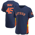 Johmsee H.Astros #45 Tatsuya Imai Player Navy Home Limited Elite Stitched Jerseys