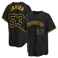 Johmsee H.Astros #53 Cristian Javier Player Snake Skin City Home Game Stitched Jerseys