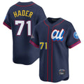 Johmsee H.Astros #71 Josh Hader Player Navy American League All-Star Game Limited Stitched Jerseys