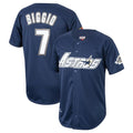 Johmsee H.Astros #7 Craig Biggio Player Navy Mitchell & Ness Cooperstown Collection 1994 Limited Stitched Jerseys