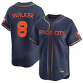 Johmsee H.Astros #8 Christian Walker Player Navy City Connect Home Limited Stitched Jerseys