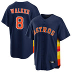 Johmsee H.Astros #8 Christian Walker Player Navy Home Game Stitched Jerseys
