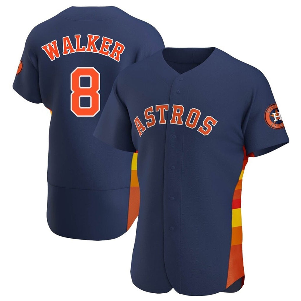 Johmsee H.Astros #8 Christian Walker Player Navy Home Limited Elite Stitched Jerseys