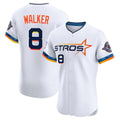 Johmsee H.Astros #8 Christian Walker Player White City Connect Limited Elite Home Stitched Jerseys