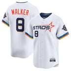 Johmsee H.Astros #8 Christian Walker Player White City Connect Limited Home Stitched Jerseys