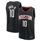 Johmsee H.Rockets #10 Jabari Smith Jr. Black Fast Break Replica Player Stitched Jerseys-Statement Edition