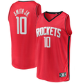 Johmsee H.Rockets H.Rockets #10 Jabari Smith Jr. Red Fast Break Replica Player Stitched Jerseys-Icon Edition