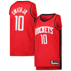 Johmsee H.Rockets #10 Jabari Smith Jr. Red Swingman Stitched Jerseys-Icon Edition