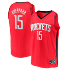 Johmsee H.Rockets #15 Reed Sheppard Red 2024 Draft Fast Break Player Stitched Jerseys-Icon Edition