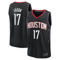 Johmsee H.Rockets #17 Tari Eason Black Fast Break Replica Player Stitched Jerseys-Statement Edition