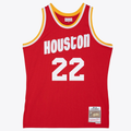 Johmsee H.Rockets #22 Clyde Drexler Mitchell & Ness Red 1994-1995 Swingman Stitched Jerseys