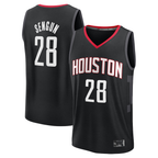 Johmsee H.Rockets #28 Alperen Sengun Black Fast Break Replica Player Stitched Jerseys-Statement Edition