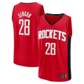 Johmsee H.Rockets #28 Alperen Sengun Red Fast Break Replica Stitched Jerseys-Icon Edition