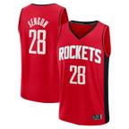 Johmsee H.Rockets #28 Alperen Sengun Red Fast Break Replica Stitched Jerseys-Icon Edition