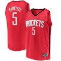 Johmsee H.Rockets #5 Fred VanVleet Red Fast Break Replica Player Stitched Jerseys-Icon Edition