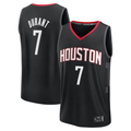 Johmsee H.Rockets #7 Kevin Durant Black Fast Break Replica Player Stitched Jerseys-Statement Edition