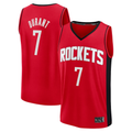 Johmsee H.Rockets #7 Kevin Durant Red Fast Break Replica Player Stitched Jerseys-Icon Edition