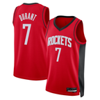 Johmsee H.Rockets #7 Kevin Durant Red Swingman Player Stitched Jerseys-Icon Edition