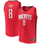 Johmsee H.Rockets #8 Jae'Sean Tate Red Fast Break Replica Stitched Jerseys-Icon Edition