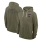 H.Texans Olive 2025 Salute to Service Sideline Standard Issue Dri-FIT Hoodie Stitched American Football Jerseys