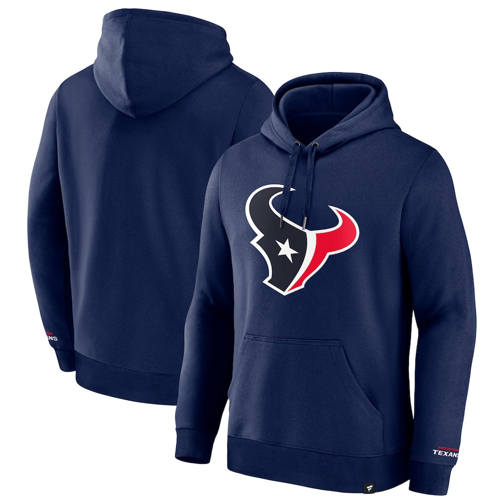 Johmsee H.Texans Navy Sideline Standard Issue Initial Home Dri-FIT Hoodie Blank Player Stitched Jerseys