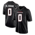 Johmsee H.Texans #0 Azeez Al-Shaair Player Carbon Black Fashion Home Game Stitched Jerseys
