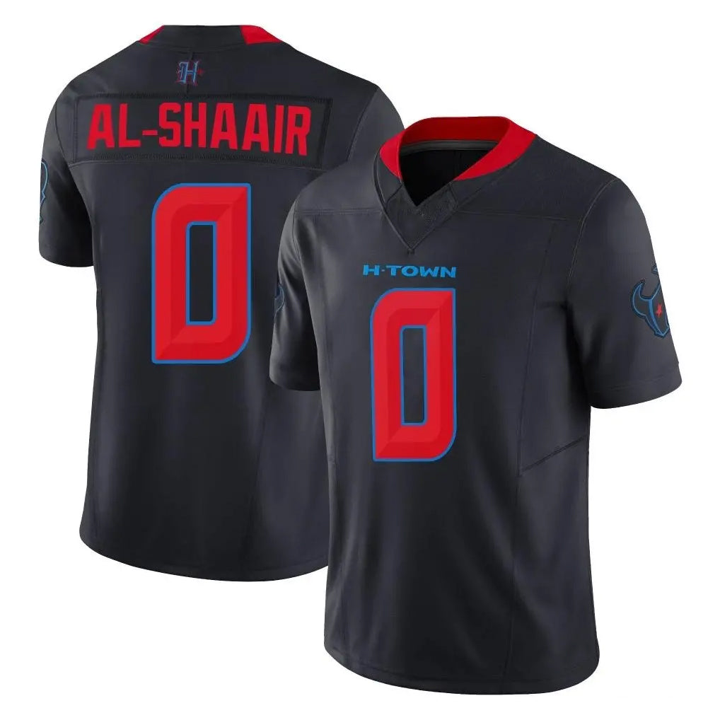 Johmsee H.Texans #0 Azeez Al-Shaair Player Navy Limited 2nd Alternate Vapor F.U.S.E. Home Game Stitched Jerseys