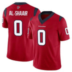 Johmsee H.Texans #0 Azeez Al-Shaair Player Red Limited Vapor F.U.S.E. Home Game Stitched Jerseys