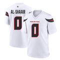 Johmsee H.Texans #0 Azeez Al-Shaair Player White Home Game Stitched Jerseys