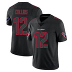 Johmsee H.Texans #12 Nico Collins Player Black Impact Limited Game Stitched Jerseys