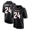 Johmsee H.Texans #24 Derek Stingley Jr. Player Carbon Black Fashion Home Game Stitched Jerseys