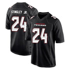 Johmsee H.Texans #24 Derek Stingley Jr. Player Carbon Black Fashion Home Game Stitched Jerseys