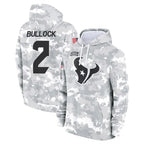 Johmsee H.Texans #2 Calen Bullock Player Arctic Camo Salute to Service Hoodies Limited Game Stitched Jerseys