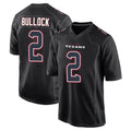Johmsee H.Texans #2 Calen Bullock Player Black Fashion Home Game Stitched Jerseys