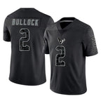 Johmsee H.Texans #2 Calen Bullock Player Black Reflective Limited Game Stitched Jerseys