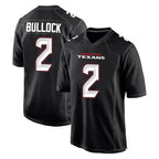 Johmsee H.Texans #2 Calen Bullock Player Carbon Black Fashion Home Game Stitched Jerseys