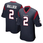 Johmsee H.Texans #2 Calen Bullock Player Navy Home Game Stitched Jerseys