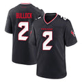 Johmsee H.Texans #2 Calen Bullock Player Navy Team Home Game Stitched Jerseys
