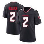 Johmsee H.Texans #2 Calen Bullock Player Navy Team Home Game Stitched Jerseys