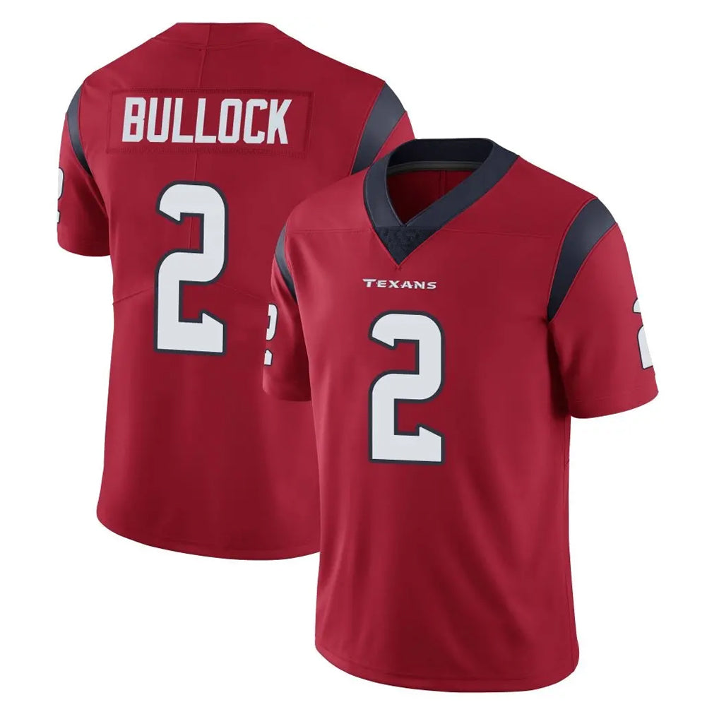 Johmsee H.Texans #2 Calen Bullock Player Red Limited Vapor Untouchable Home Game Stitched Jerseys