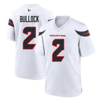 Johmsee H.Texans #2 Calen Bullock Player White Home Game Stitched Jerseys