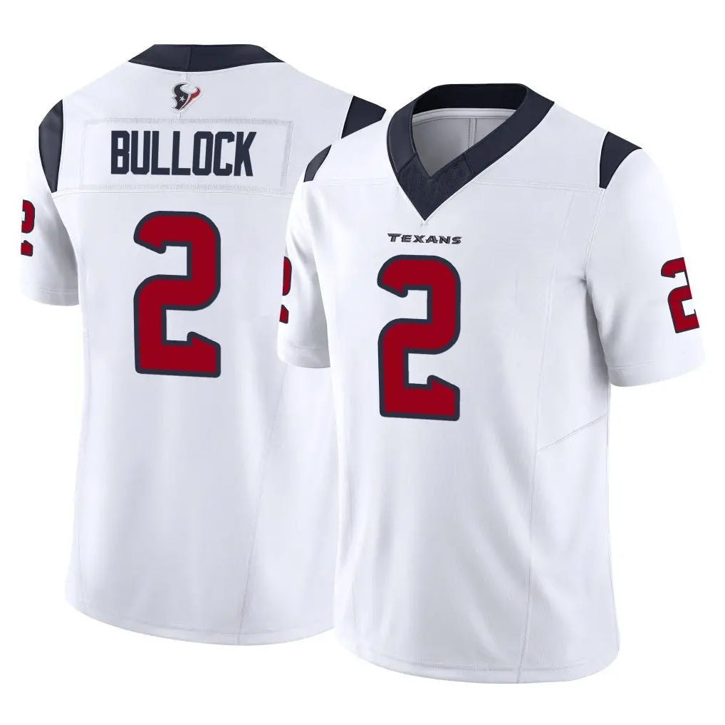 Johmsee H.Texans #2 Calen Bullock Player White Limited Vapor F.U.S.E. Home Game Stitched Jerseys